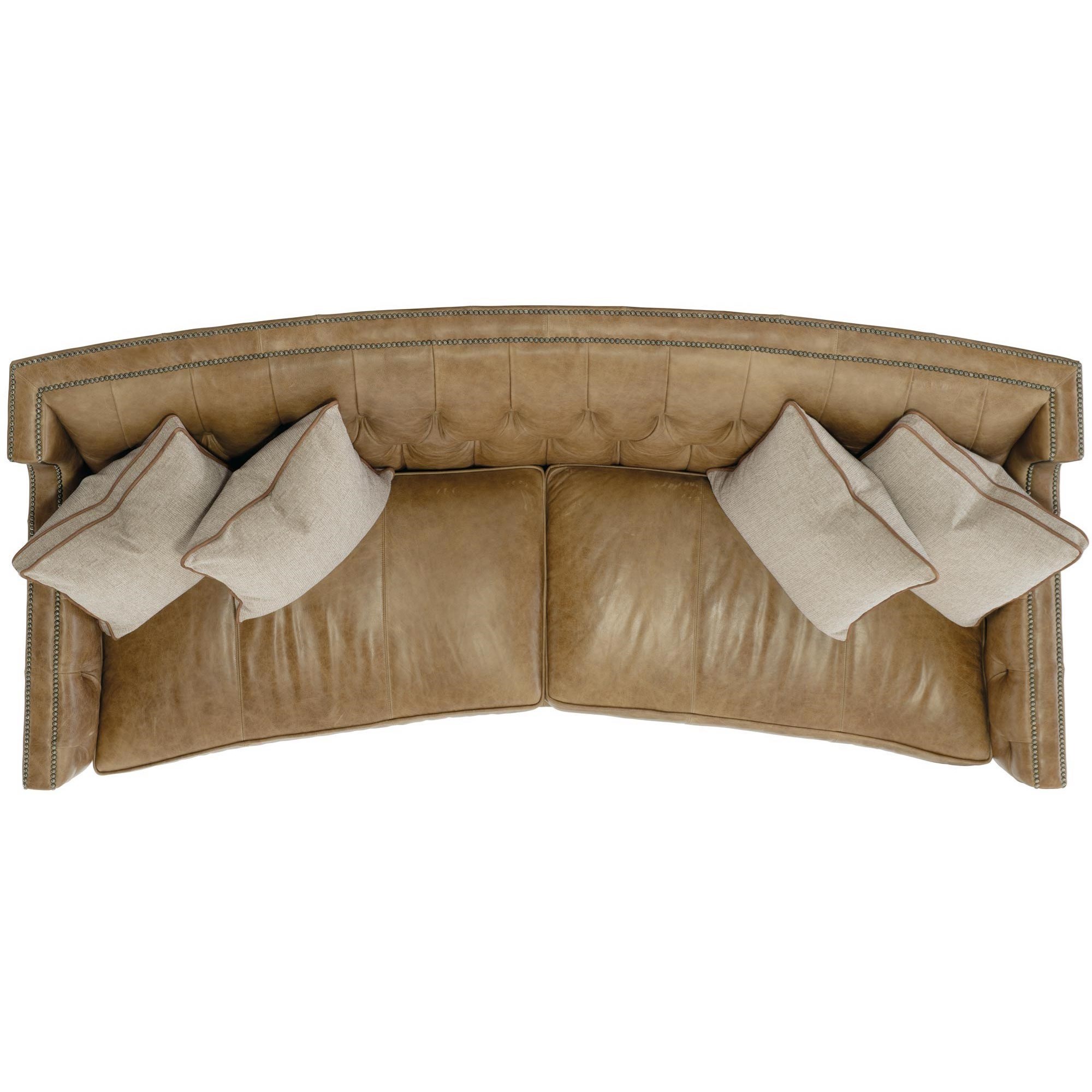 Bernhardt Candace 7277LFO Leather Sofa Wayside Furniture